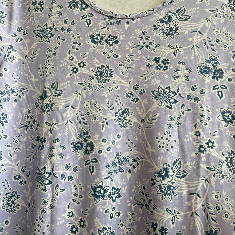 Lands End Women's Long Sleeve, Mid-Calf Nightgown , NWT - Picture 7 of 7